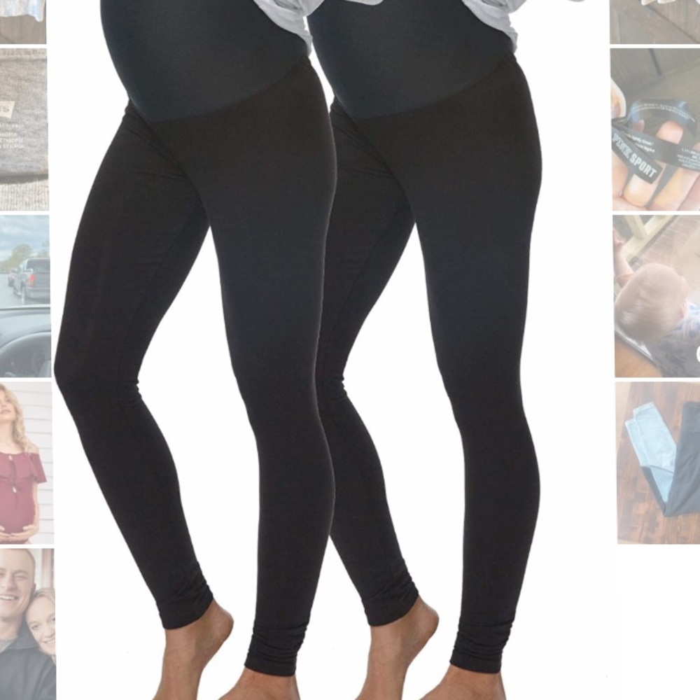 4 pair of maternity leggings